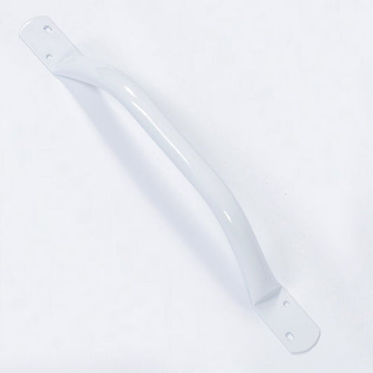 White Flat End Steel Grab Rail 455Mm - Eden Mobility
