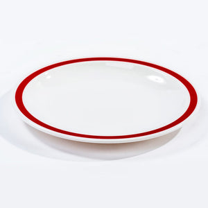 Red Rim Plate Large - Eden Mobility