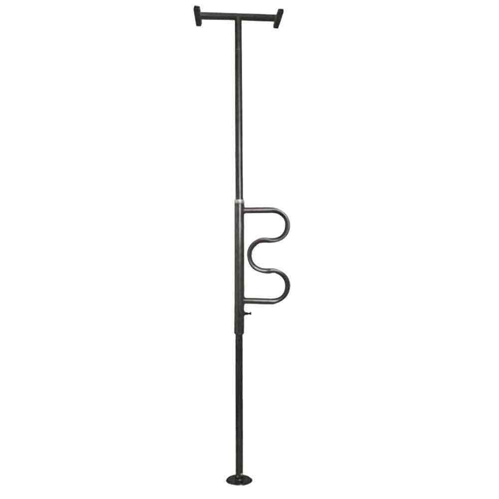 Security Pole & Curve Grab Bar Black - Eden Mobility