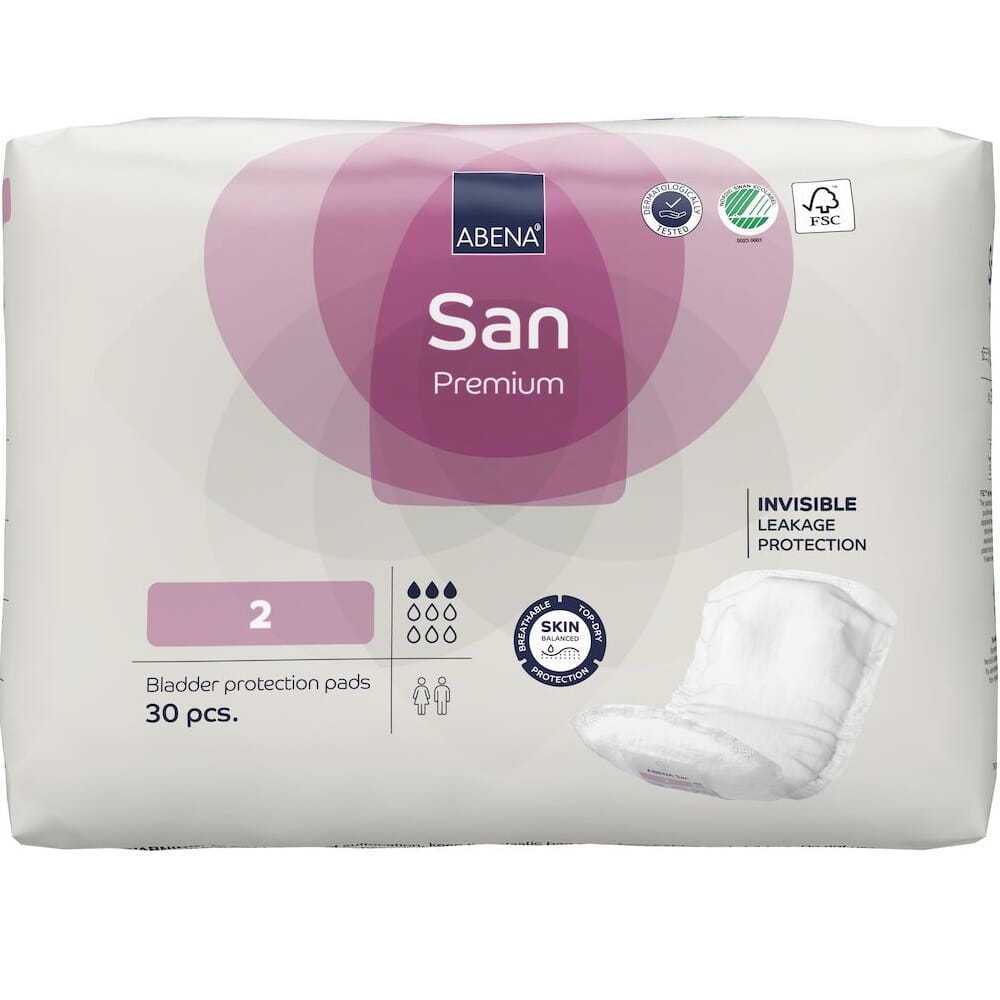 Abena San 2, Premium Pads - Pack30 - Eden Mobility