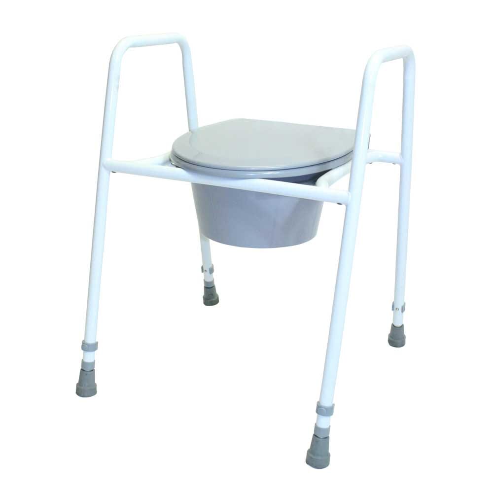 Nrs Toilet Frame+Seat: Ht.Adj 45-60Cm - Eden Mobility