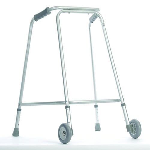 Wide Base Walking Frame + Wheels 35-38 - Eden Mobility