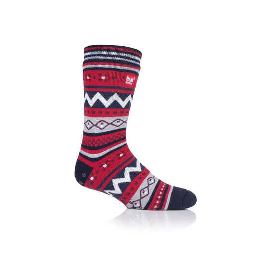 Mens Hh Soul Warm Socks Blu/Red 6-11 - Eden Mobility