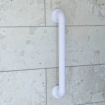 NRS Healthcare Plastic Fluted Grab Rail - White - 450mm (18") - Eden Mobility