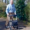 Compact Easy Rollator (Silver) - Eden Mobility