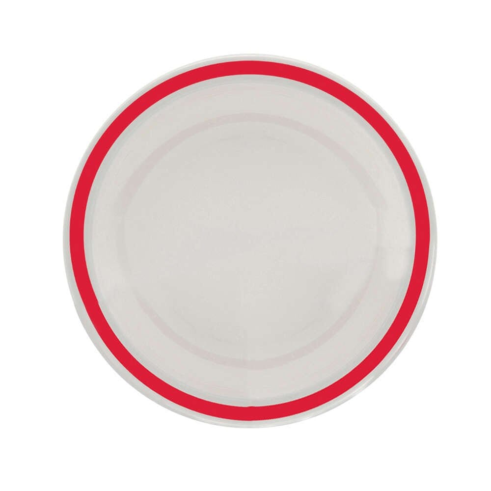 Red Rim Plate Small - Eden Mobility