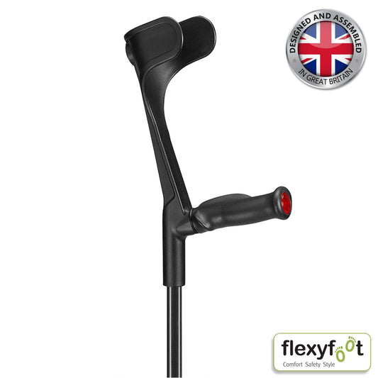 Flexyfoot Comfy Grip Crutch - Open Cuff - Eden Mobility