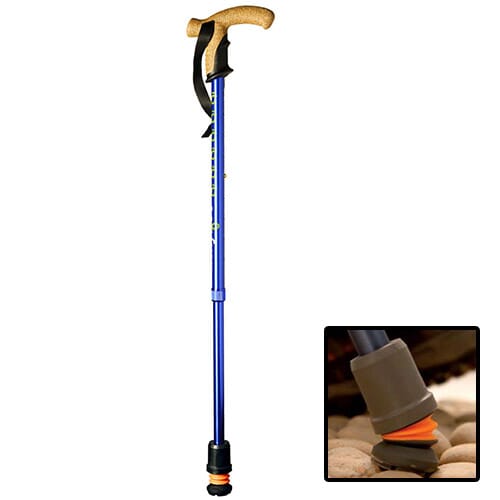 Flexyfoot Walking Stick - Blue - Eden Mobility