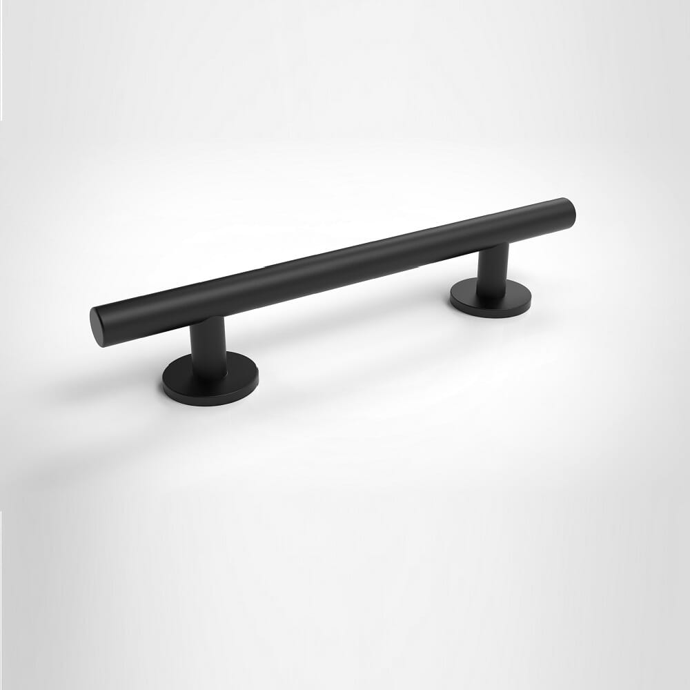 Matt Black Luxury Straight Grab Rail 355 - Eden Mobility