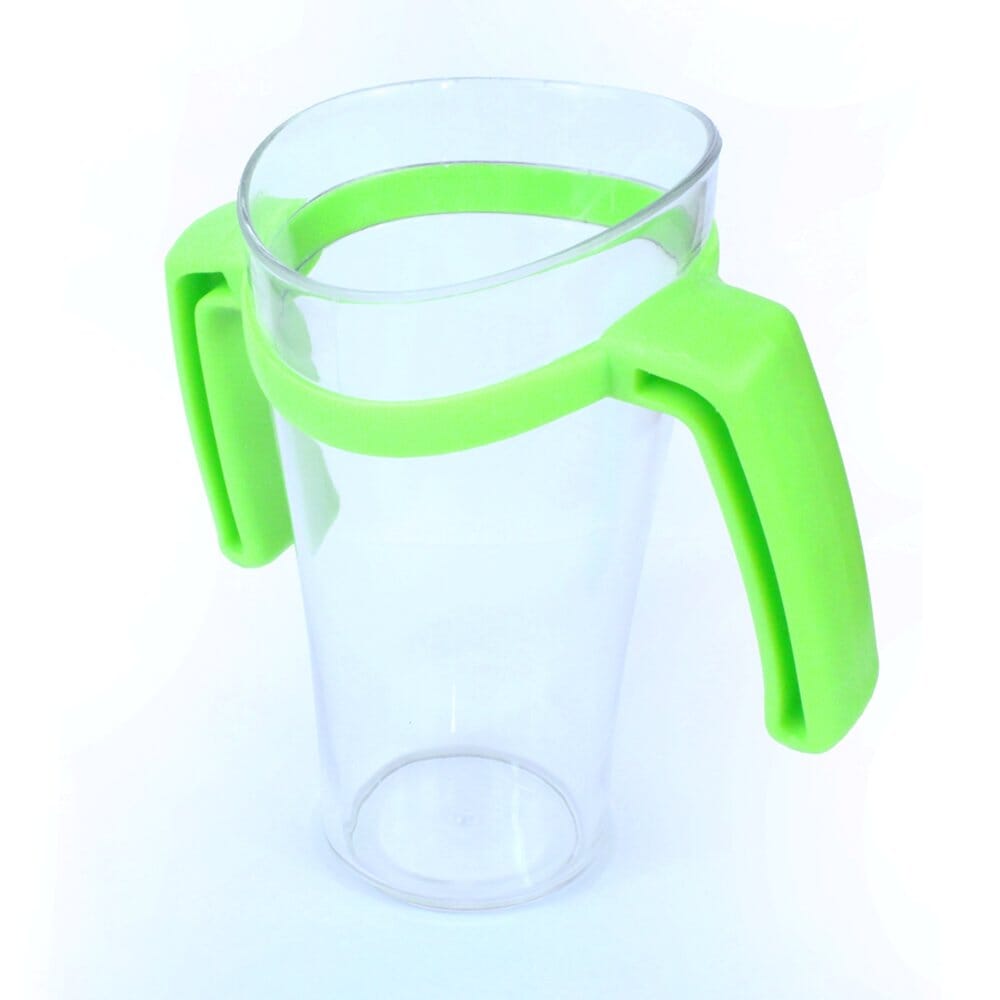 Clear Nosey Cup W Handles - Eden Mobility