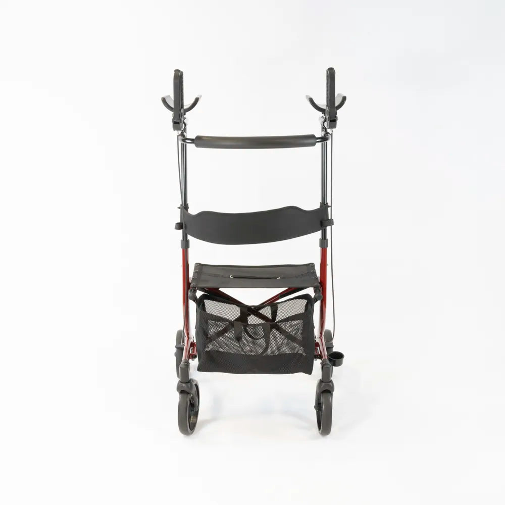 4 Wheel Forearm Rollator Red - Eden Mobility