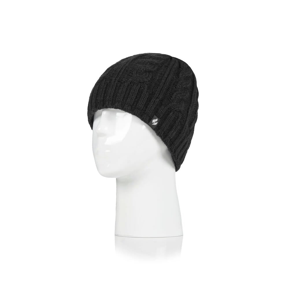 Ladies Ivie Cable Hat Black - Eden Mobility