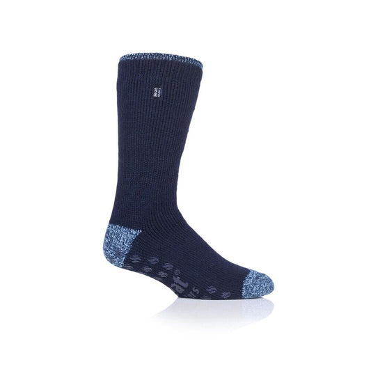 Mens Hh Slipper Socks Navy 6-11 - Eden Mobility