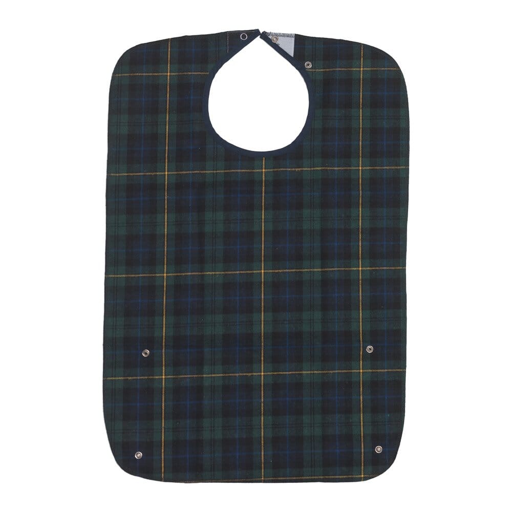 Blackwatch Tartan Heavyduty Bib - Large - Eden Mobility