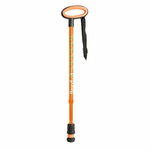 Flexyfoot Telescopic Stick - Orange (Ova - Eden Mobility