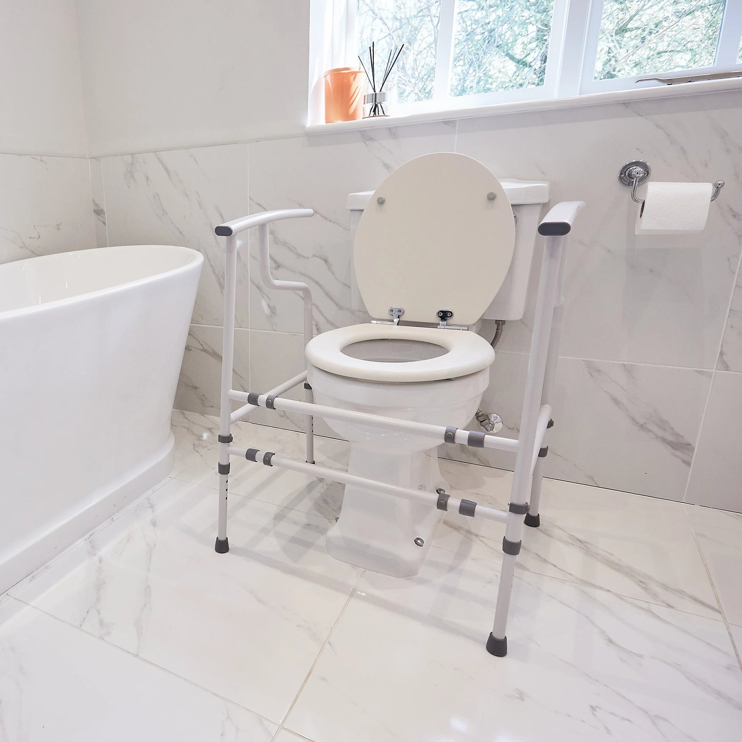 Nuvo Open Back Toilet Frame - Eden Mobility