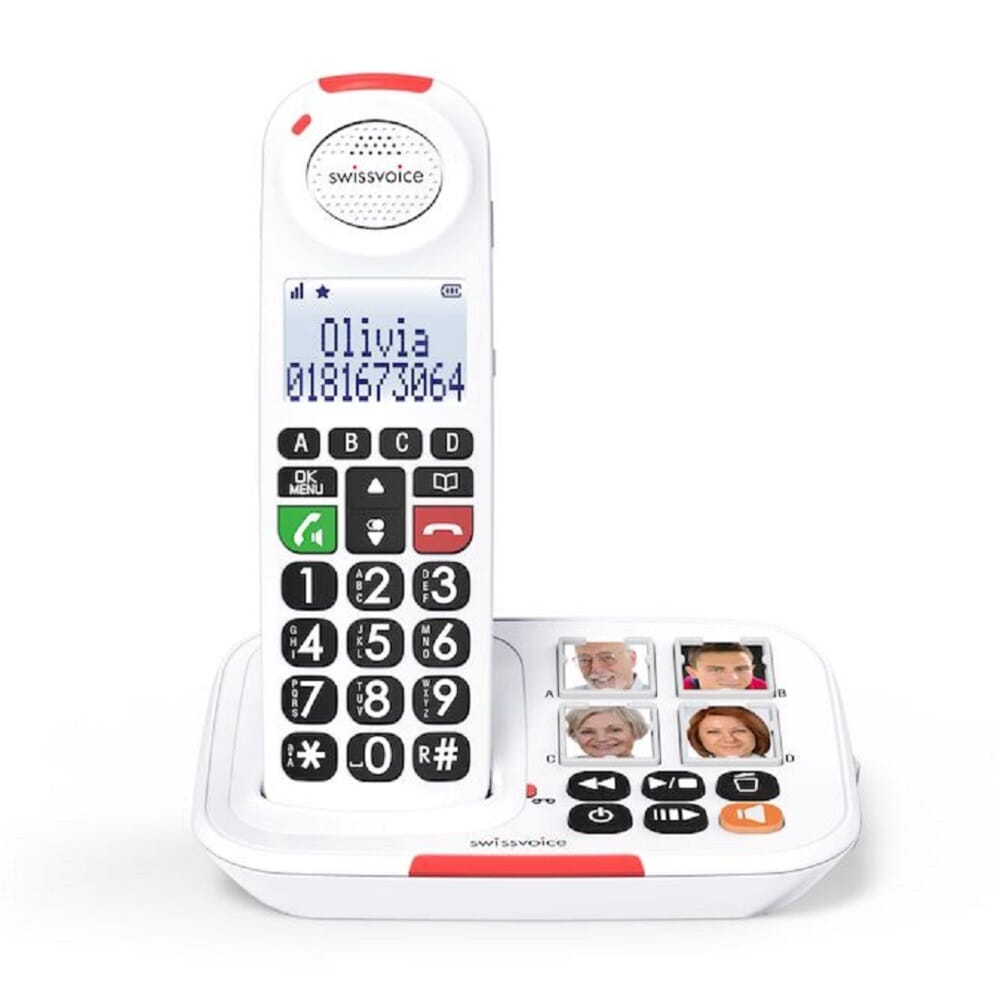 Xtra 2155 Big Display Dect Phone W Ans - Eden Mobility