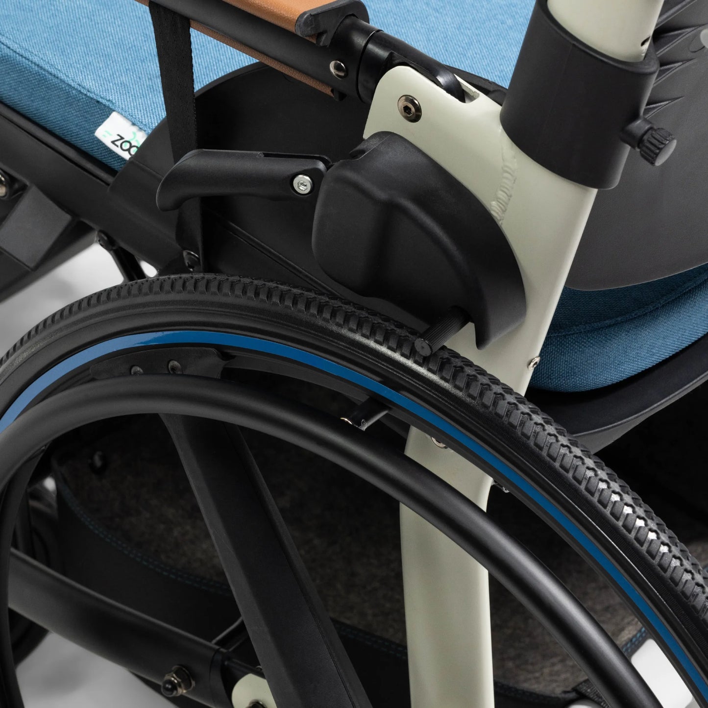 Pride Zoof Classic Wheelchair - Beach Blue - Eden Mobility