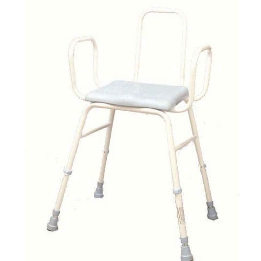 Pu Stool Tubular Arms+Backrest - Eden Mobility