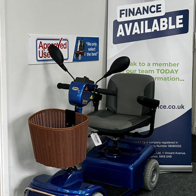 Roma Sovereign 4 in Blue | Refurbished mobility scooter Stockport