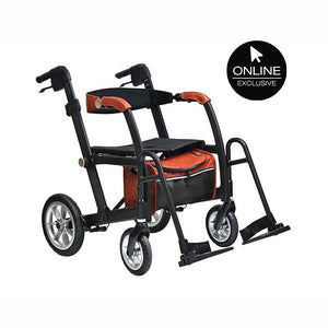 Uplivin Glide 2-in-1 Rollator & Wheelchair