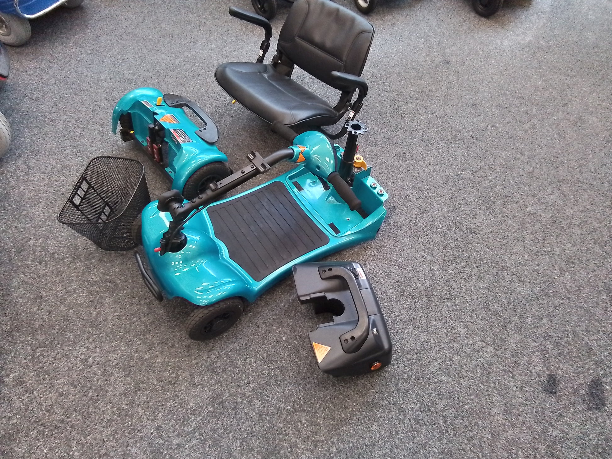 Elec Mob Ultralite 480 Teal - Eden Mobility