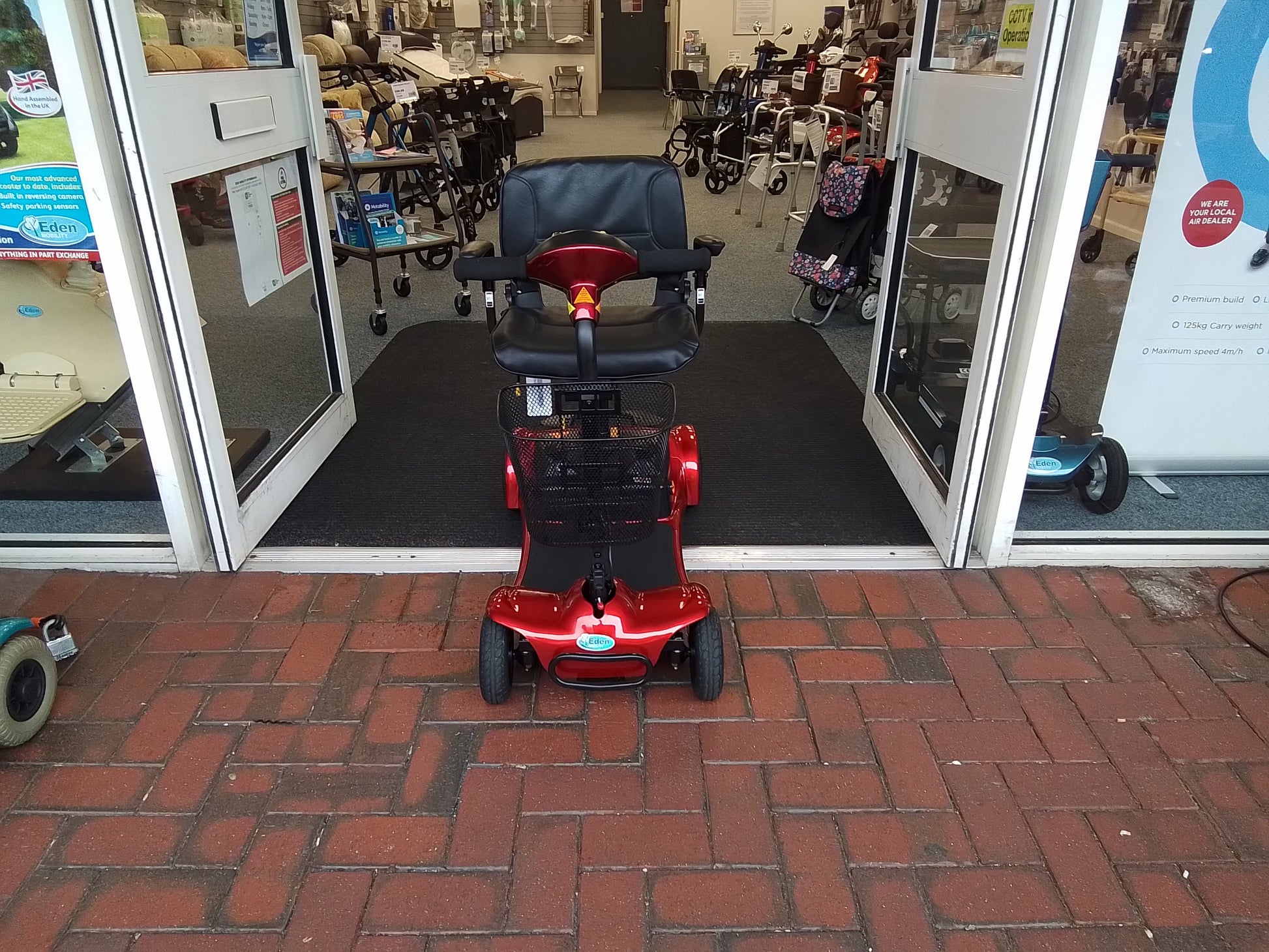 Elec Mob Ultralite 480 Red - Eden Mobility