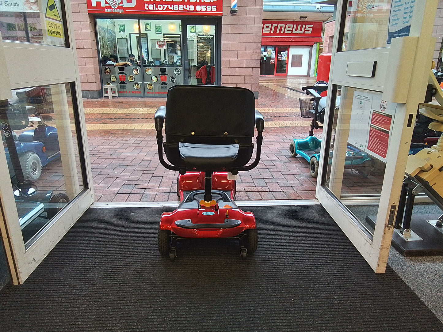 Elec Mob Ultralite 480 Red - Eden Mobility