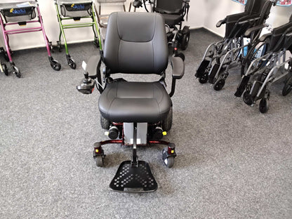 The Roma Reno Lift mobility scooter in showroom