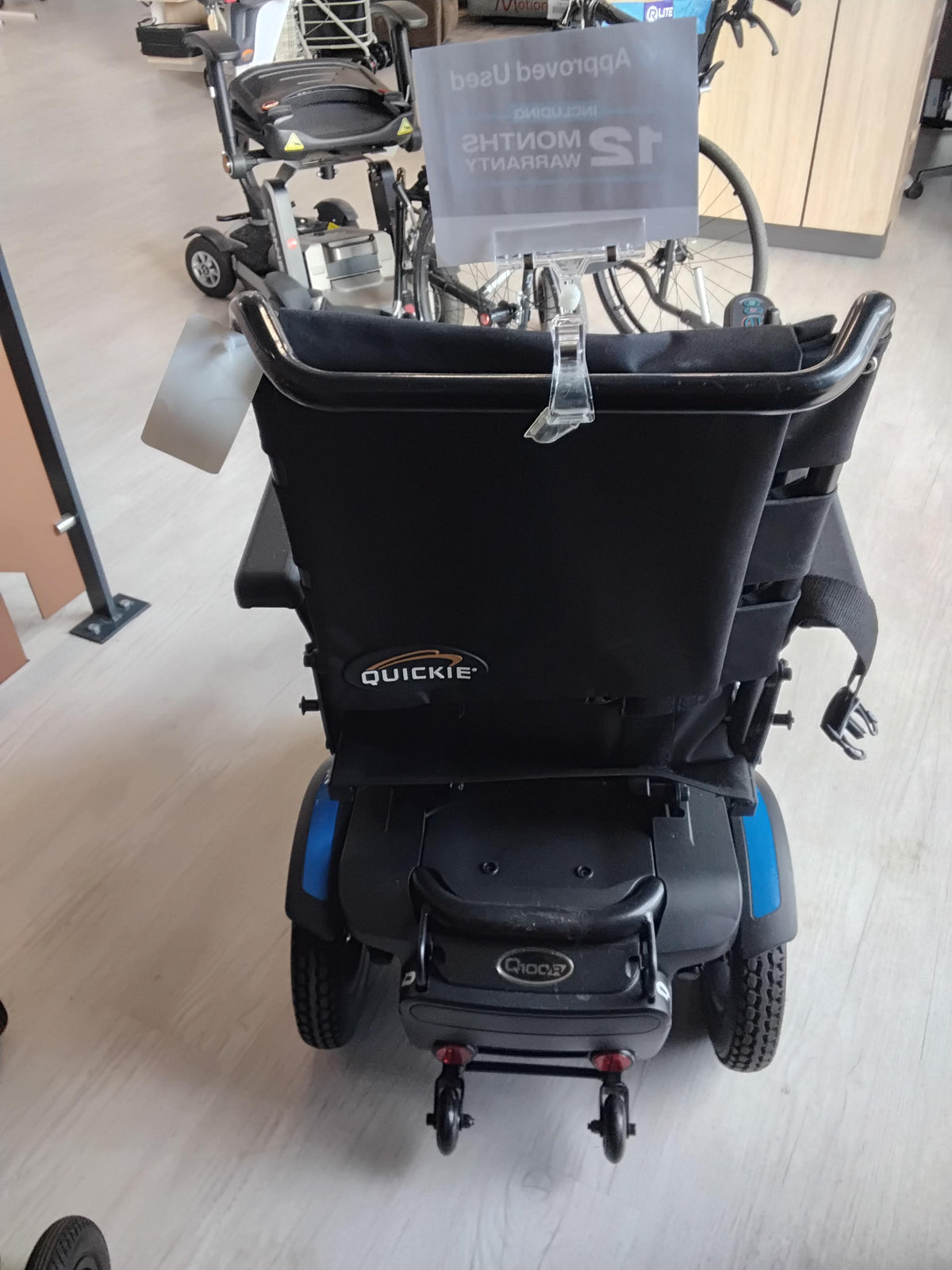Quickie Q100R | Refurbished Powerchair Chesterfield-GY