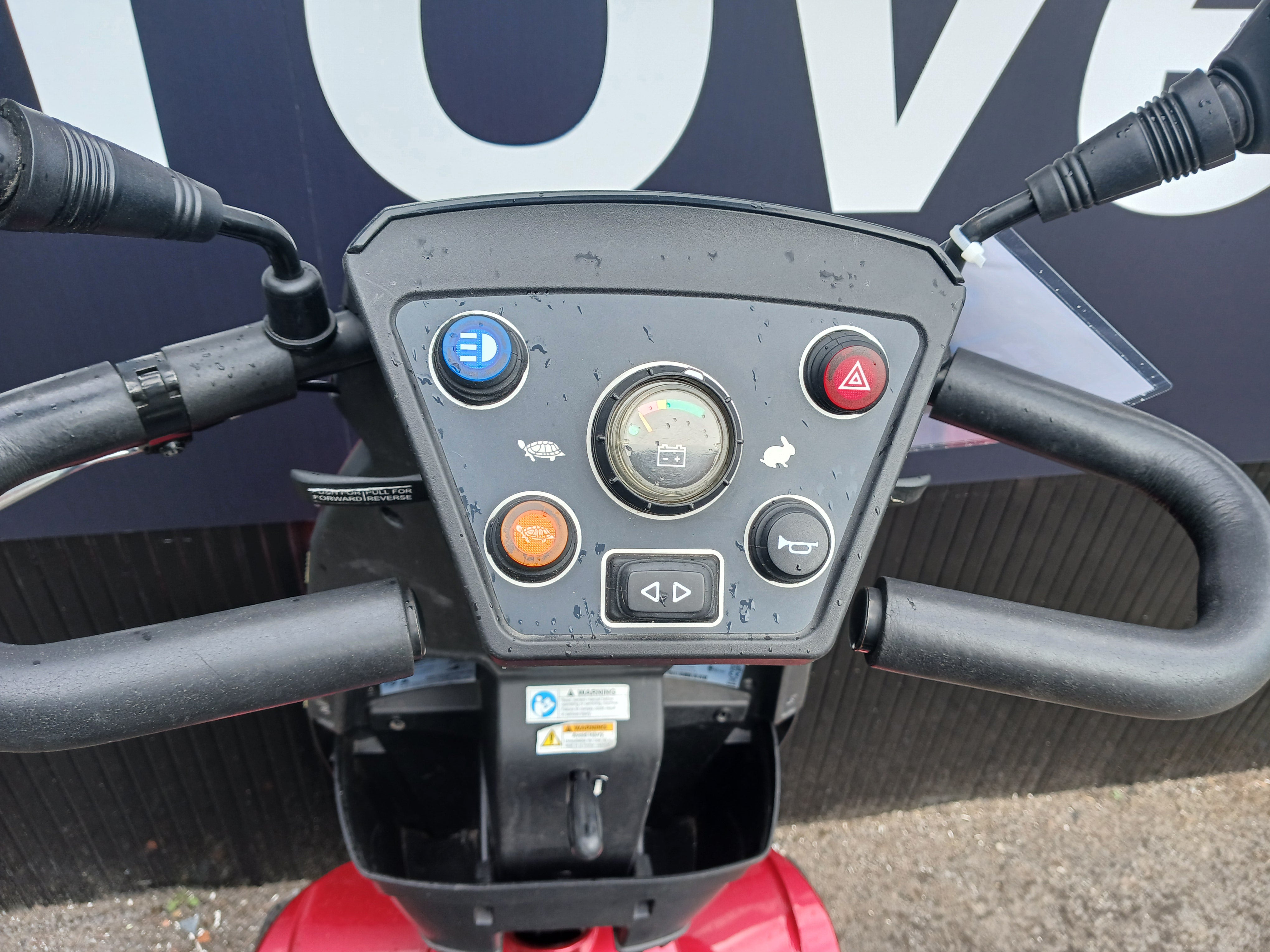 Rascal Vectra Sport in Red | Refurbished mobility scooter Scunthorpe