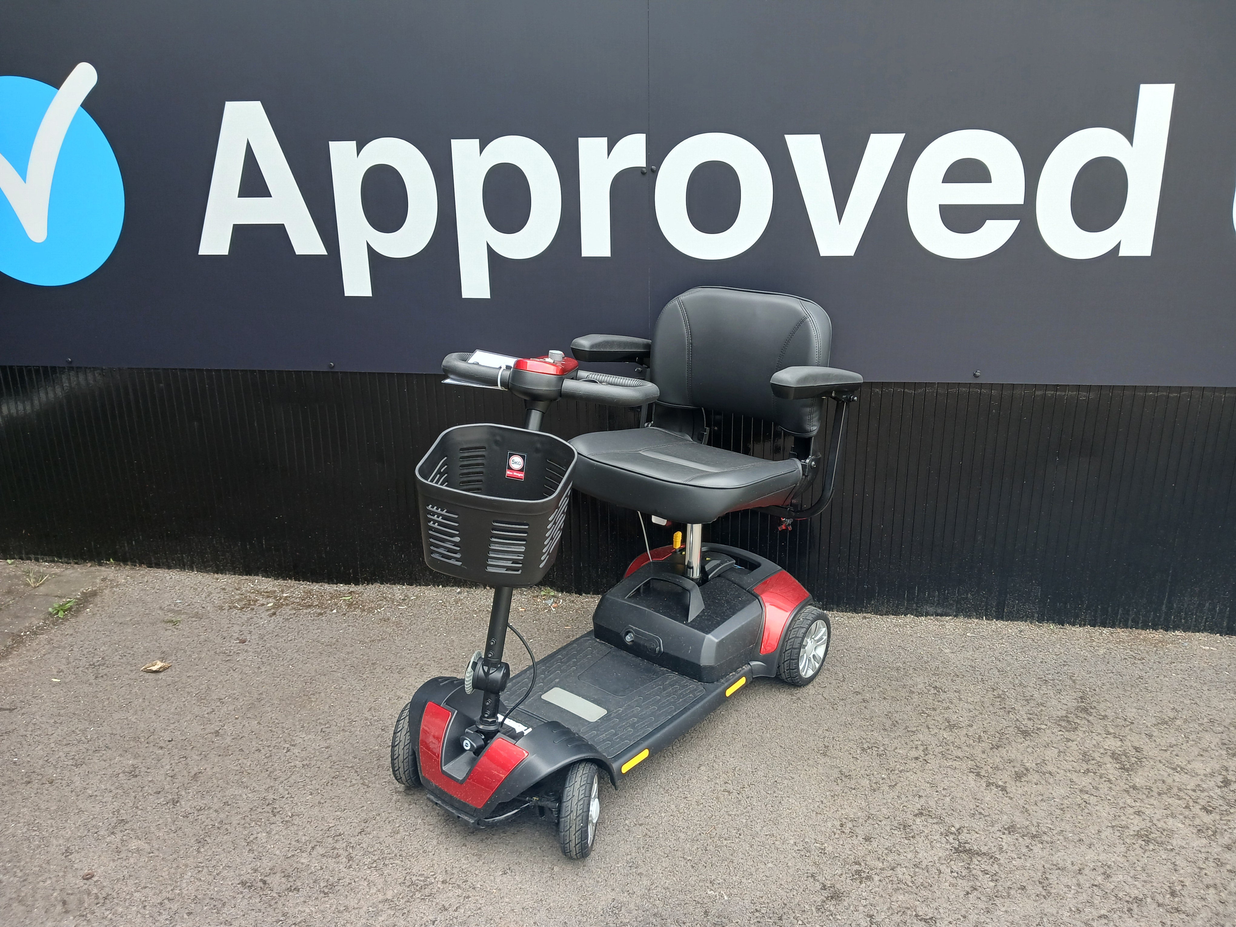 Livewell Jaunt  in Red | Refurbished Mobility Scooter Scunthorpe