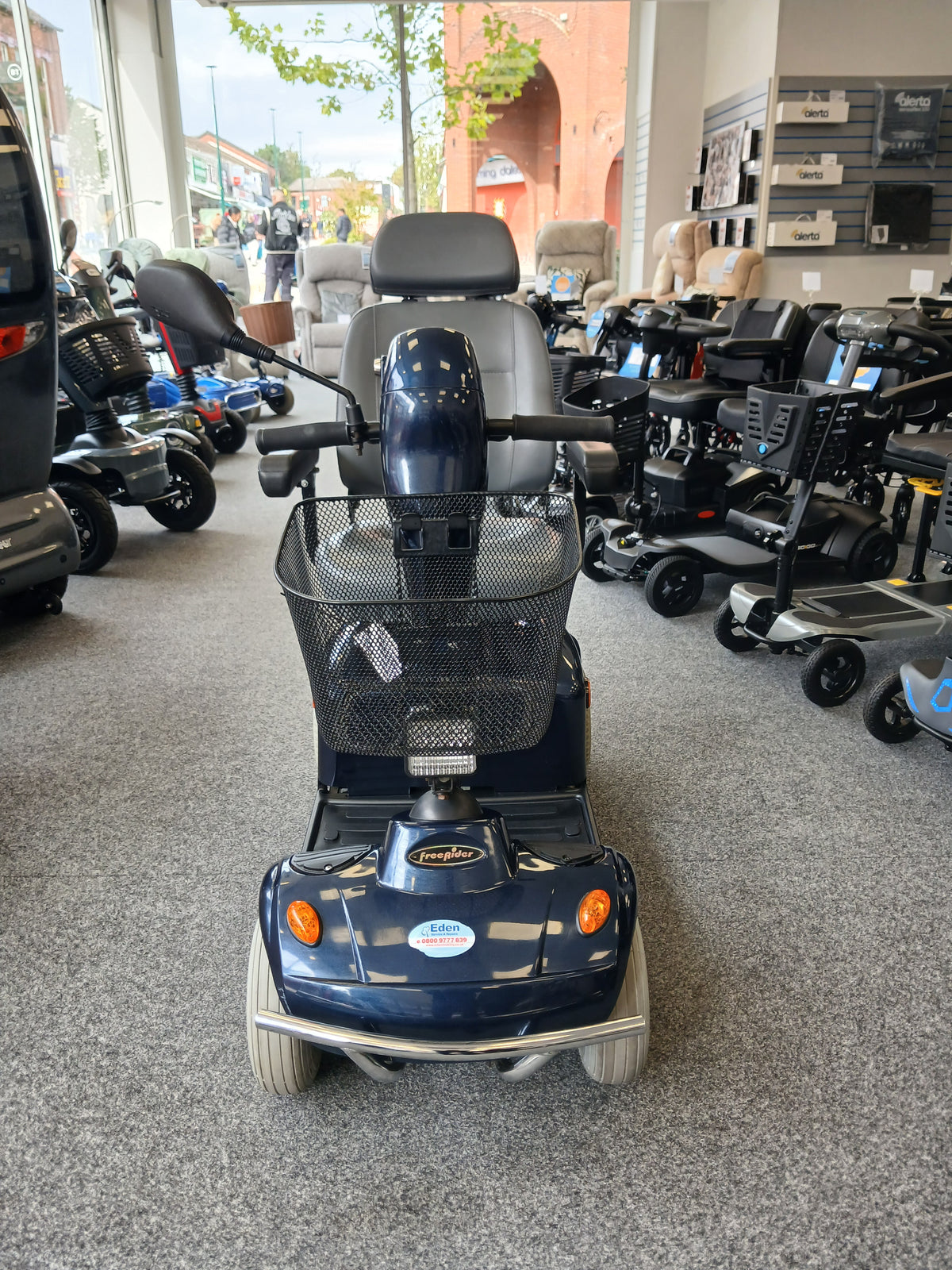 Freerider Mayfair in Blue | Refurbished Mobility Scooter Oldham