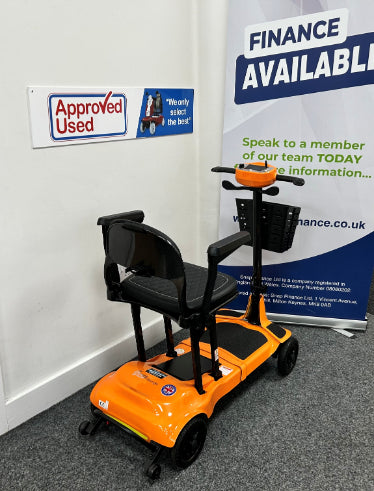 Genie Ultralight in Orange | Refurbished Scooter Stockport - Eden Mobility