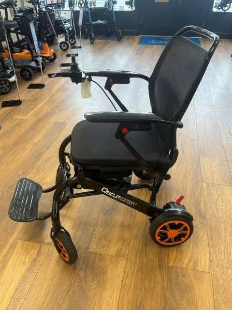 Quickie Q50R Carbon in Black | Refurbished Powerchair Ripley