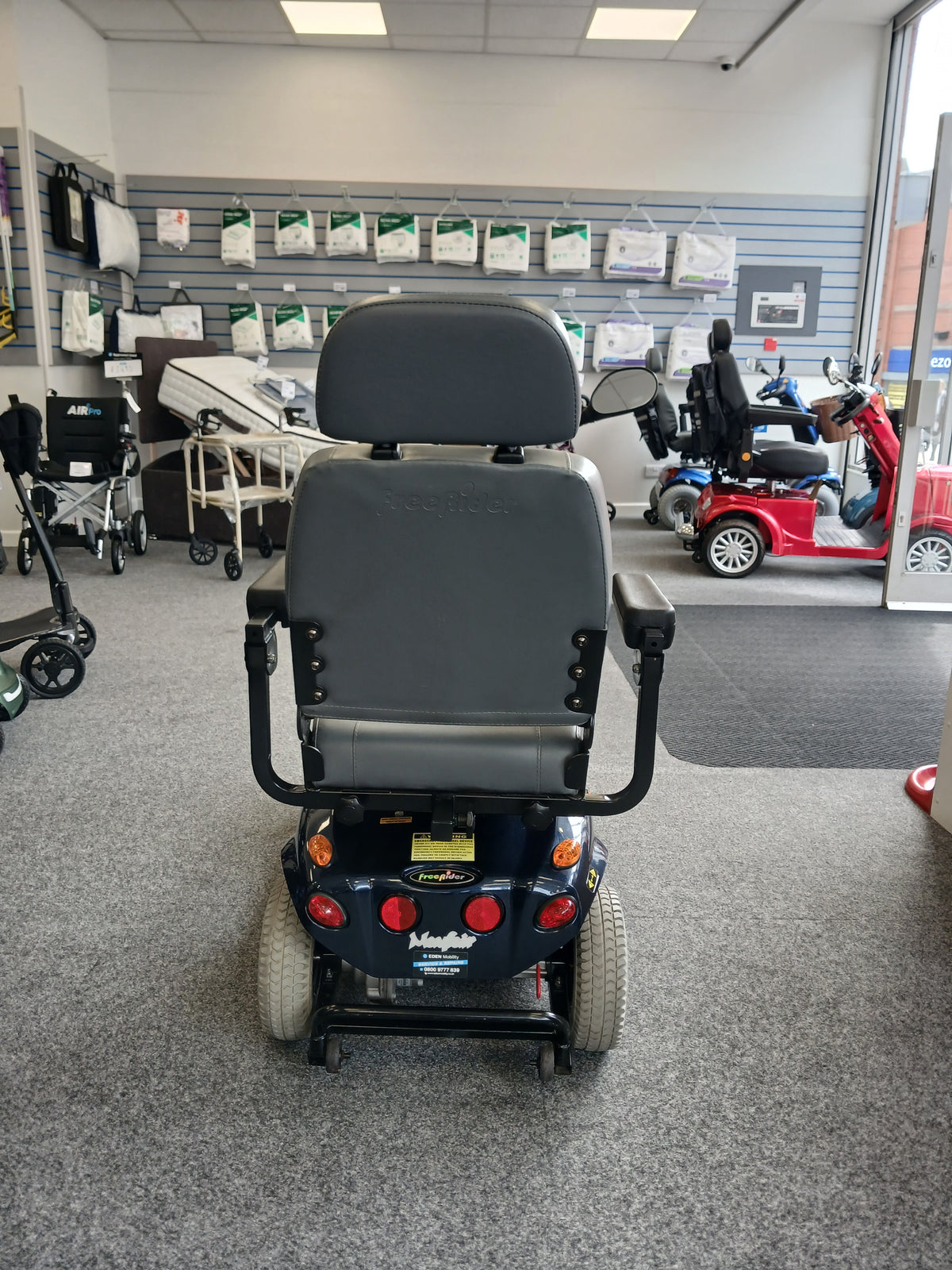 Freerider Mayfair in Blue | Refurbished Mobility Scooter Oldham