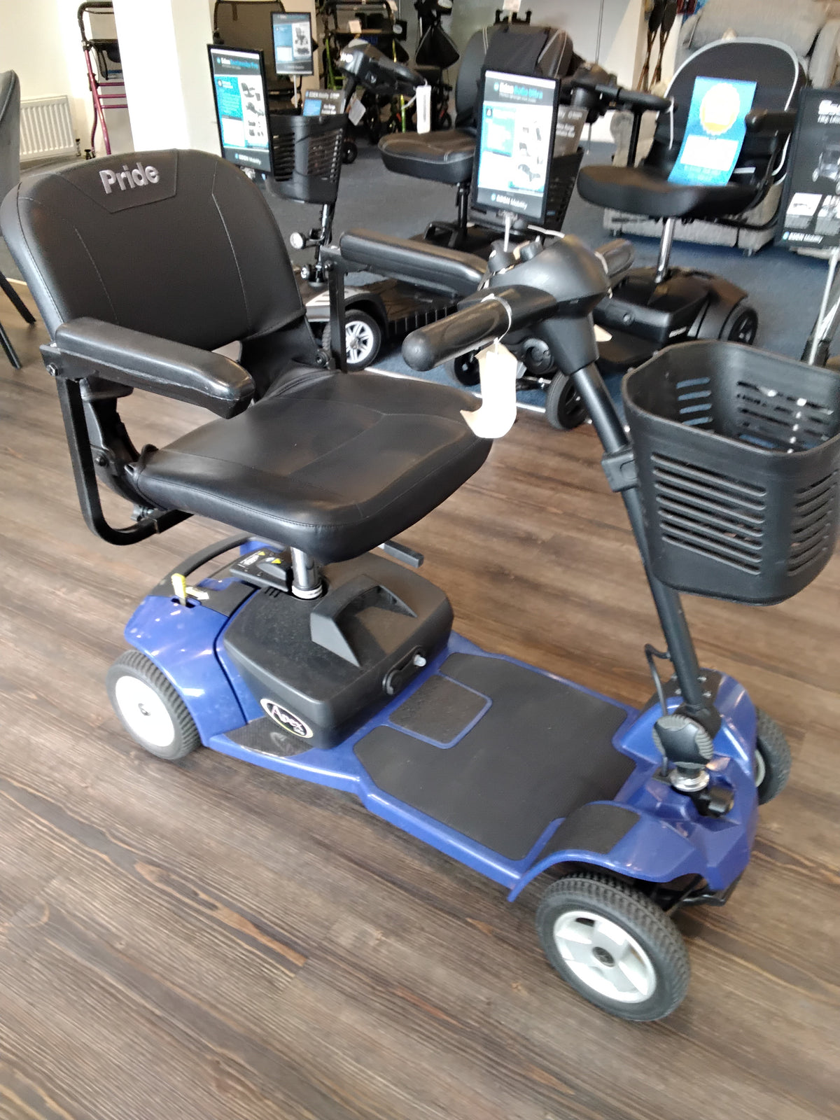 Pride Apex Lite in Blue | Refurbished Mobility Scooter Matlcok
