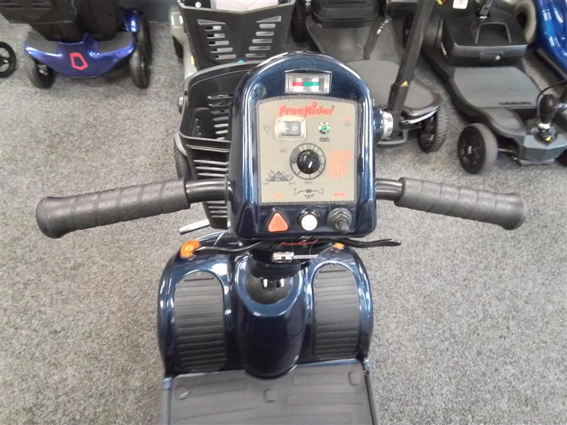 Freerider Mayfair in Blue | Refurbished Mobility Scooter Hull, Holderness Rd