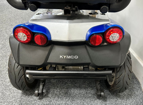 Kymco Maxer rear view (Blue) - Eden Mobility