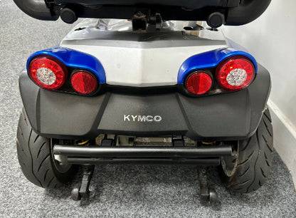 Kymco Maxer rear view (Blue) - Eden Mobility