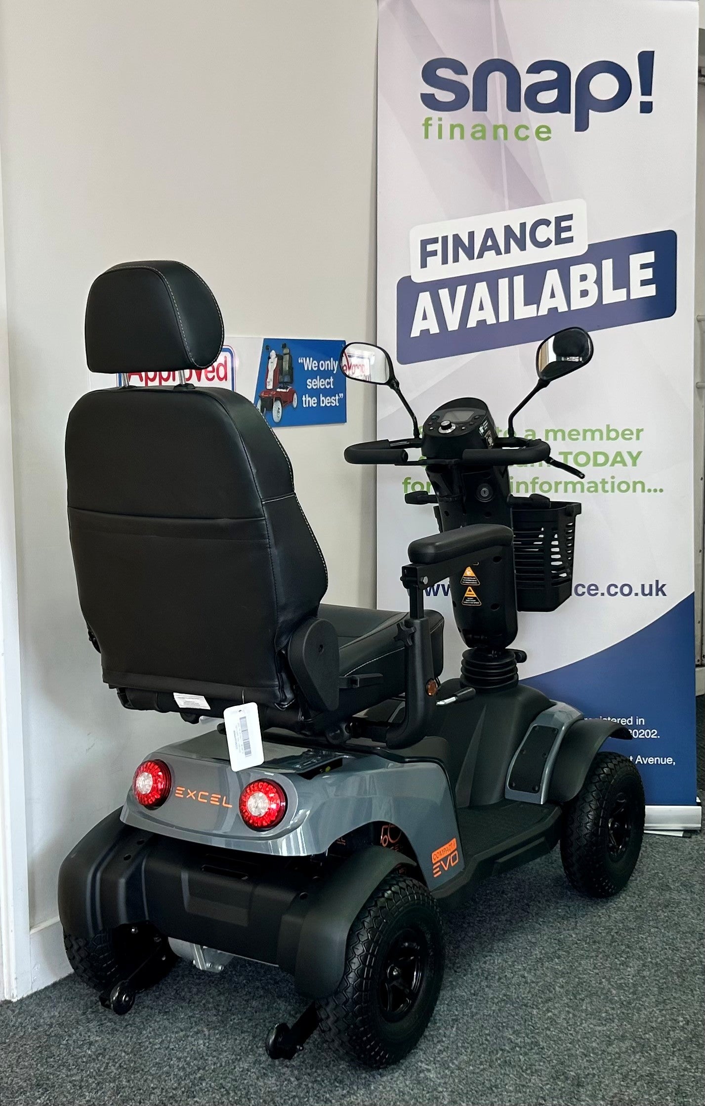 Excel Evo in Grey | Refurbished mobility scooter Stockport