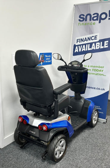 Kymco Maxer rear view (Blue) - Eden Mobility