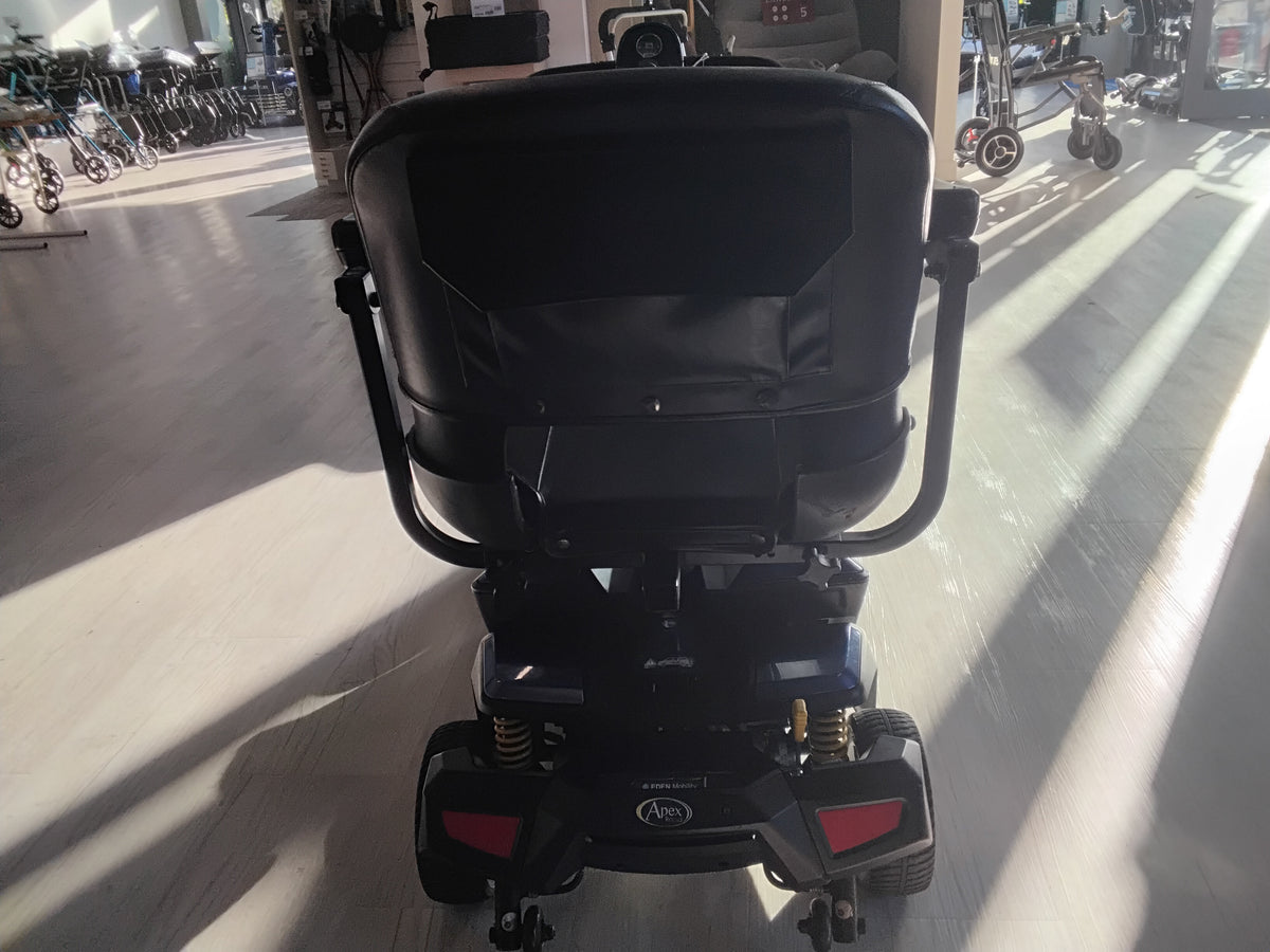 Pride Apex Rapid in Blue | Refurbished Mobility Scooter Chesterfield-GY