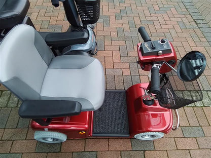Roma Shoprider Sovereign top view (Red) - Eden Mobility