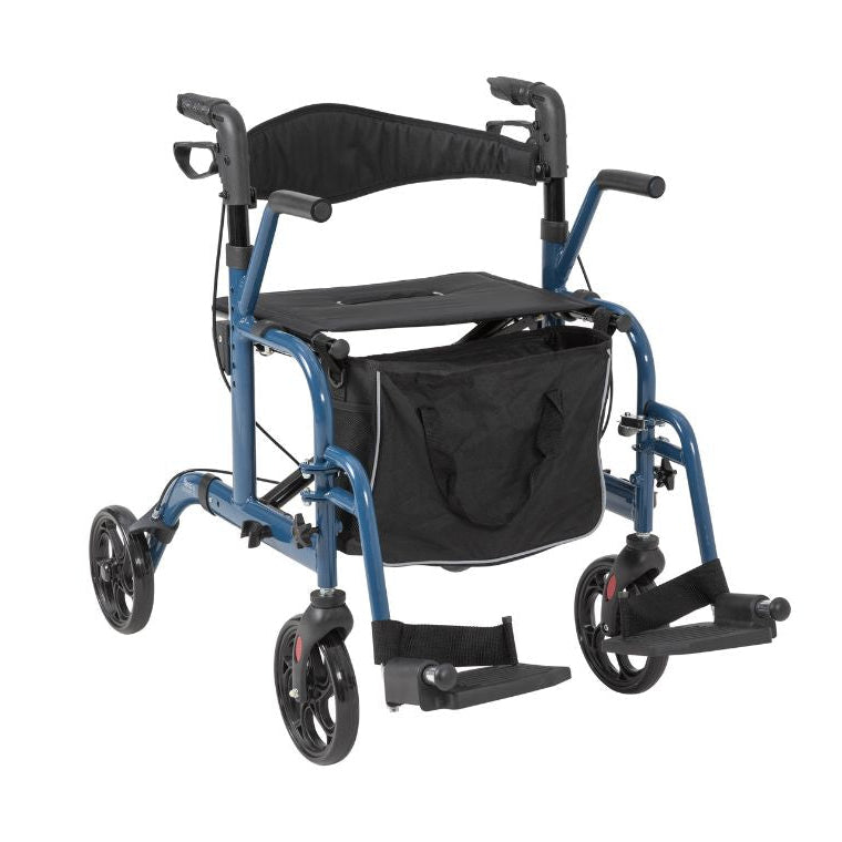 Alerta Lightweight 2-in-1 Wheelchair Rollator - Eden Mobility