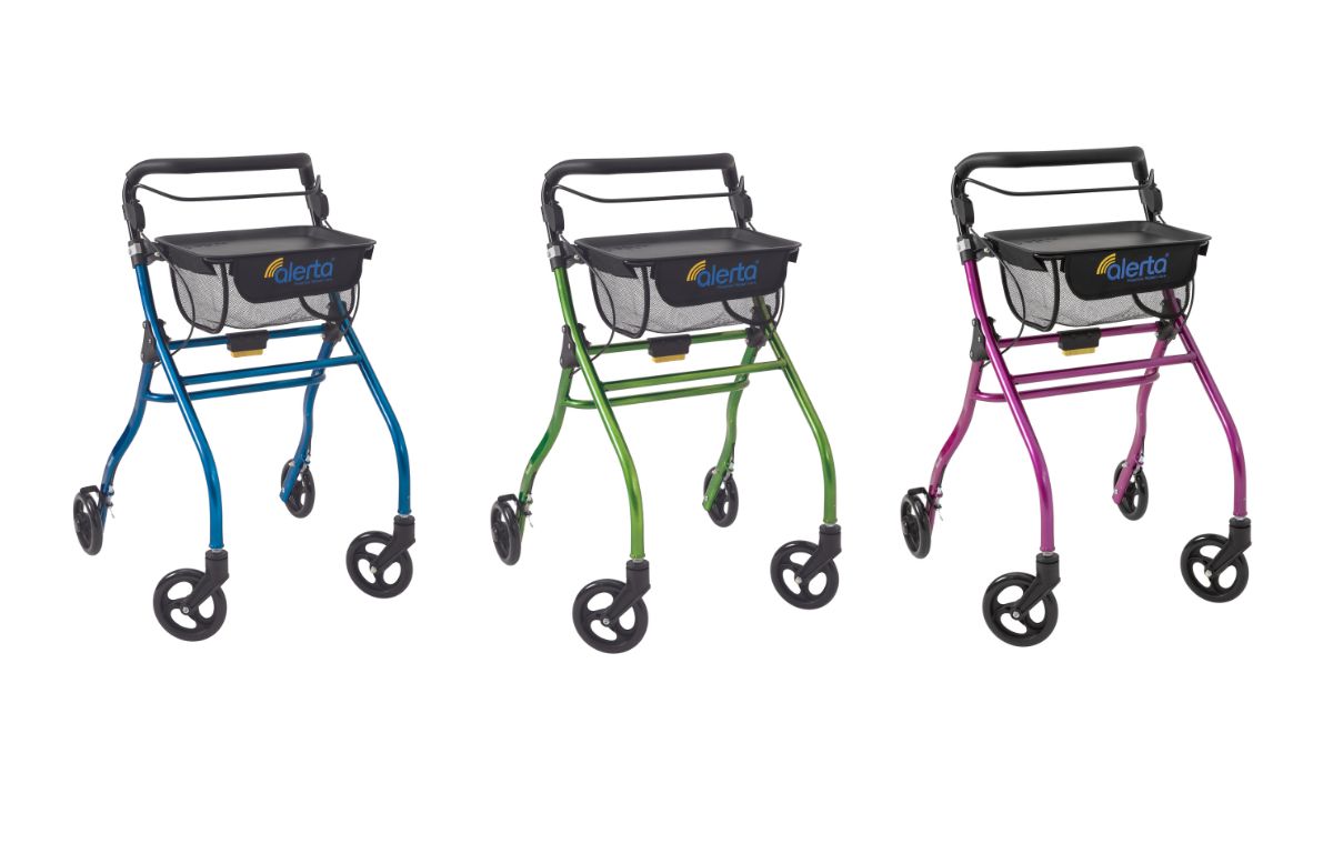 Four-Wheel Aluminium Lightweight Indoor Rollator - Eden Mobility