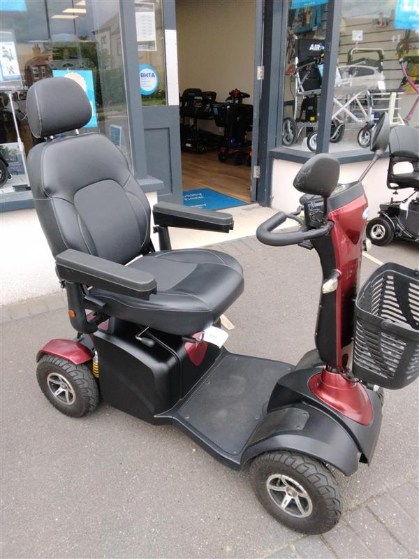 Excel Roadster DX8 in Red | Refurbished Mobility Scooter Ripley
