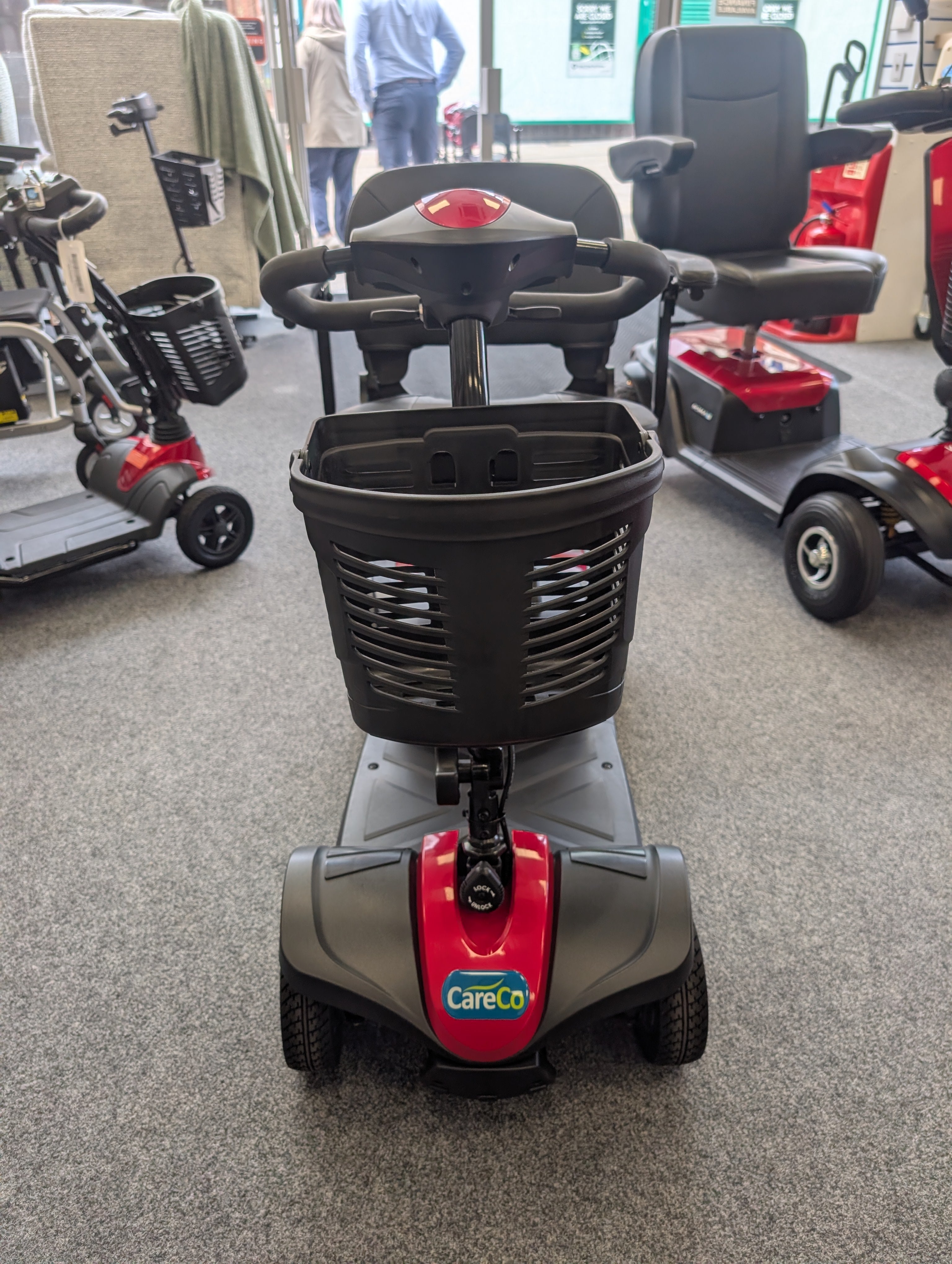 Careco Zoom in Red | Refurbished Mobility Scooter Oldham