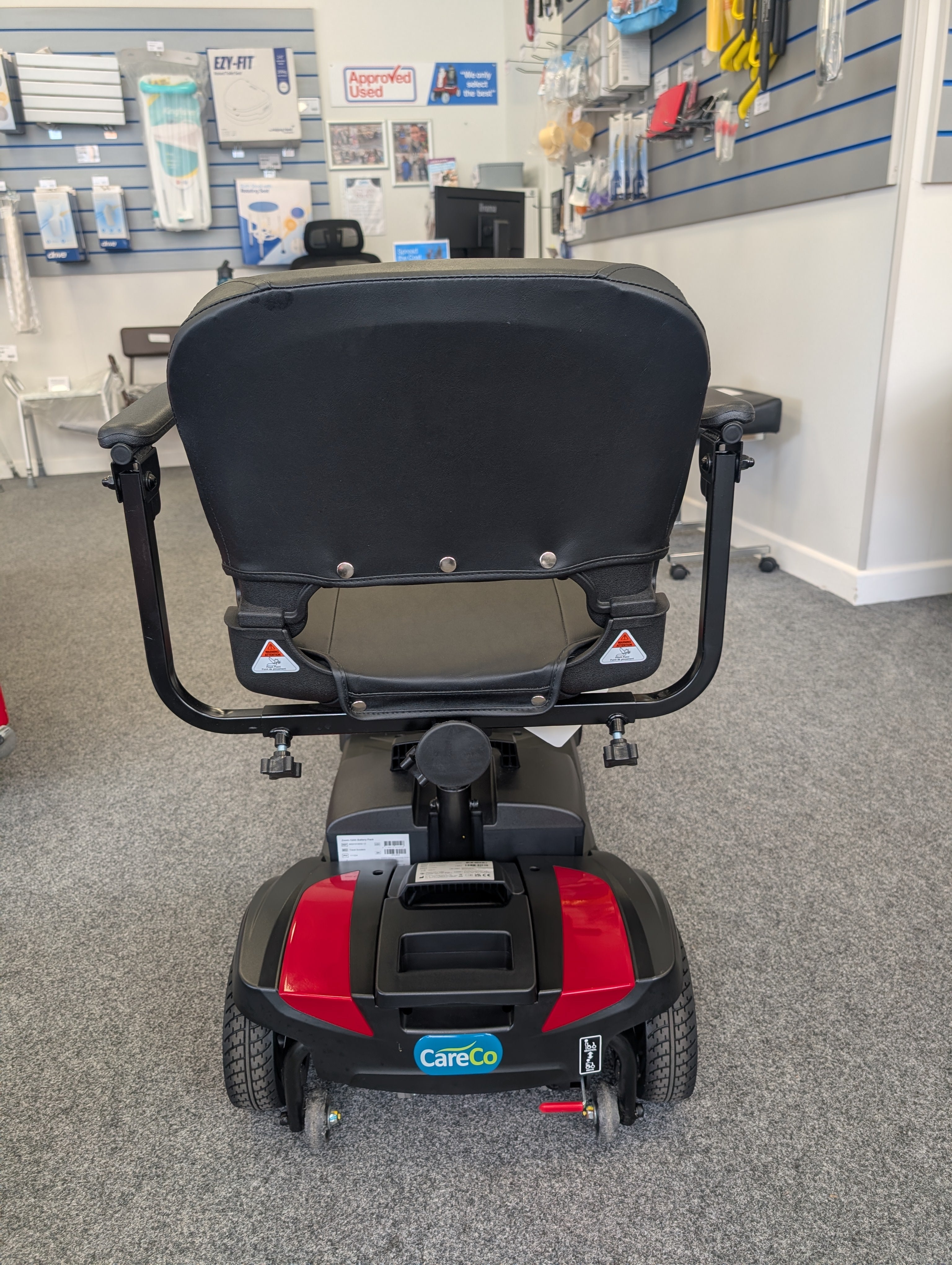 Careco Zoom in Red | Refurbished Mobility Scooter Oldham