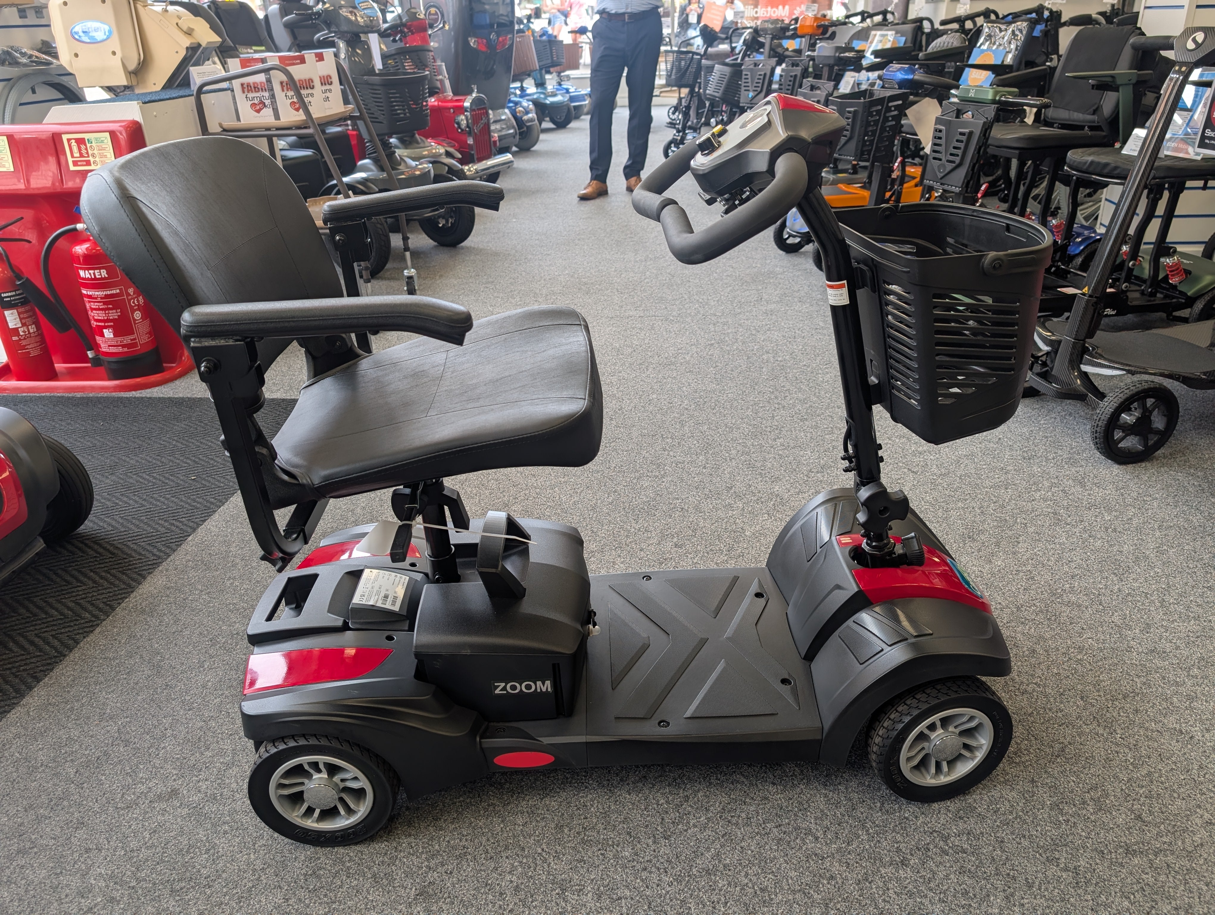 Careco Zoom in Red | Refurbished Mobility Scooter Oldham